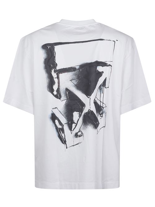 3D Spray Arrow Skate T-shirt OFF WHITE | 44MAA120S26J00I100